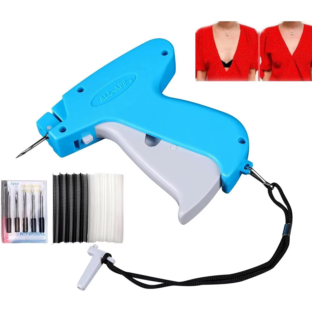 Fine Stitch Gun Stitchy Quick Clothing Fixer for Clothes Micro Tagging Gun Clothing Mini Speedy Sticky Sewing Gun Hemming Tool